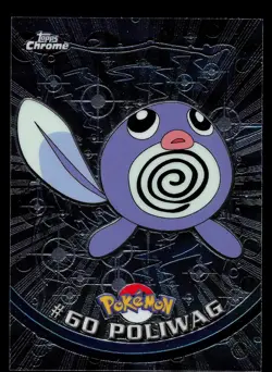 Pokemon Card - Poliwag Topps Chrome TV Animation Edition 60 Foil - Image 1
