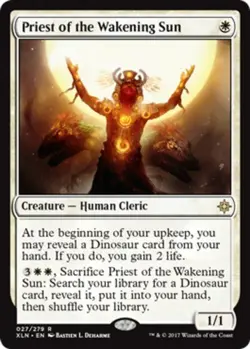 1x Priest of the Wakening Sun MTG Ixalan NM Magic Regular - Image 1