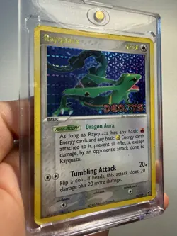 2 Card Lot Pokemon Deoxys Stamped Rayquaza AND Gyarados Reverse Holo - Image 2