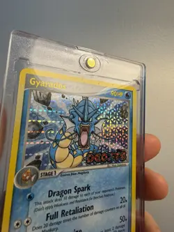 2 Card Lot Pokemon Deoxys Stamped Rayquaza AND Gyarados Reverse Holo - Image 4