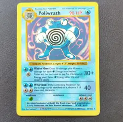 1999 Pokemon Vintage Card Lot - Zapdos/Ninetales/Poliwrath/Gyarados Holo - [MP] - Image 2