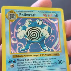 1999 Pokemon Vintage Card Lot - Zapdos/Ninetales/Poliwrath/Gyarados Holo - [MP] - Image 3