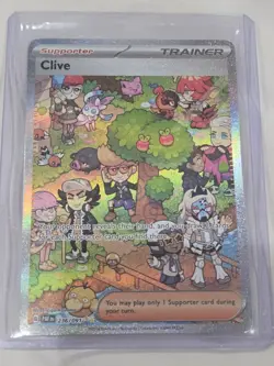 Pokemon TCG Paldean Fates Clive Sir Special Illustration Card 236/091 - Image 1