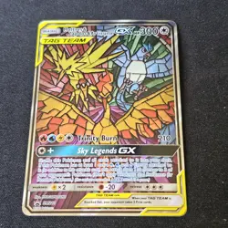 Pokemon Moltres & Zapdos & Articuno GX 300 HP Promo TAG TEAM SM210 Holo Card - Image 1