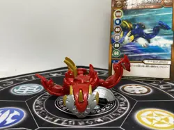 Bakugan BakuTech Aquos Saint Aquas Red & Gate Card MG Japan Import Rare - Image 2