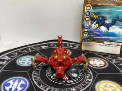 Bakugan BakuTech Aquos Saint Aquas Red & Gate Card MG Japan Import Rare - Image 3
