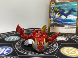 Bakugan BakuTech Aquos Saint Aquas Red & Gate Card MG Japan Import Rare - Image 4