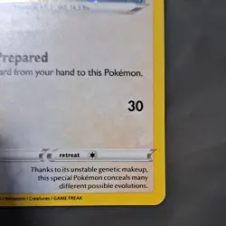 Pokemon TCG Eevee SWSH190 Sword & Shield Promo Holo Card OKACHEKE 60 HP - Image 5