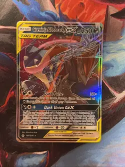 Pokemon TCG Greninja & Zoroark GX Holo Ultra Rare Card Unbroken Bonds 107/214 B - Image 1