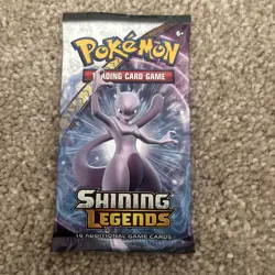 Pokemon Shining Legends Booster Pack 10 Game Cards 2017 New Factory sealed - Image 1