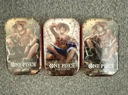 ONE PIECE CARD GAME - TIN PACK VOL 2 (TS-02, OP13) 3x Total Tins FAST SHIP - Image 1