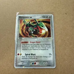 Rayquaza ex 102/107 Holo Ultra Rare EX Era Pokemon Card MP Vintage 🔥 - Image 1