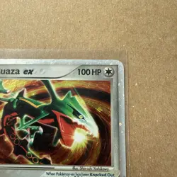 Rayquaza ex 102/107 Holo Ultra Rare EX Era Pokemon Card MP Vintage 🔥 - Image 3