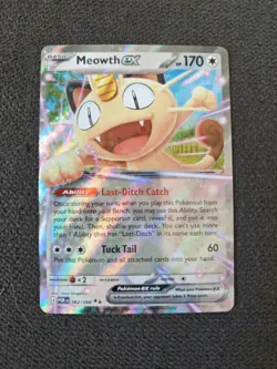 Pokemon TCG Meowth EX Perfect Order Holo Card 062/088 - Image 1