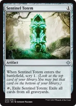 1x Sentinel Totem - Foil MTG Ixalan NM Magic Foil - Image 1