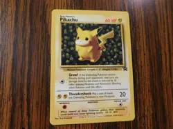 Pikachu #1 Pokemon Black Star Promo Card Pokemon League 1999 - Image 3