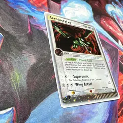 Pokemon Aerodactyl ex 94/100 EX Sandstorm Rare Holo Card 100 HP 2003 - Image 5