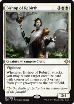 1x Bishop of Rebirth MTG Ixalan NM Magic Regular - Image 1