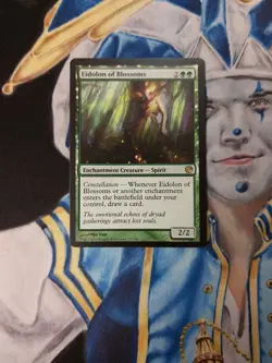 Eidolon of Blossoms MTG Journey into Nyx Rare Green Creature Moderate Play x1 E3 - Image 2