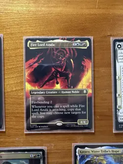 Magic: The Gathering MTG TLA Lot of 5, The Walls of Ba Sing Se, Fire Lord Azula - Image 3