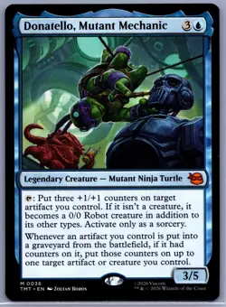 Donatello, Mutant Mechanic M Teenage Mutant Ninja Turtles 36 NM - MTG - Image 1
