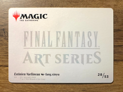 Magic MTG Final Fantasy Estinien Varlineau 28/53 Art Series Full Art - Image 2