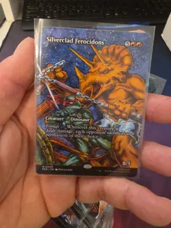 Silverclad Ferocidons Tnmt Mtg PZA 0009 Mythic Magic Turtles English Near Mint - Image 1