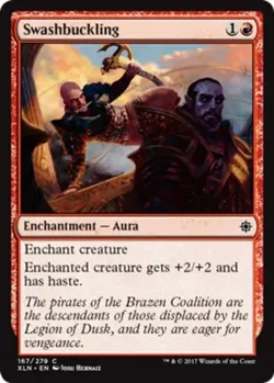 1x Swashbuckling - Foil MTG Ixalan NM Magic Foil - Image 1