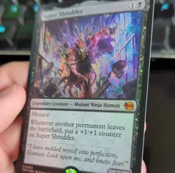MTG Super Shredder Legendary Creature TMNT Foil #0083 Black Magic: The Gathering - Image 3