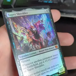 MTG Super Shredder Legendary Creature TMNT Foil #0083 Black Magic: The Gathering - Image 4