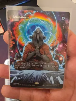 Tnmt PZA 0004 Mtg Splinter Brainstorm Near Mint Turtles Magic The Gathering - Image 1