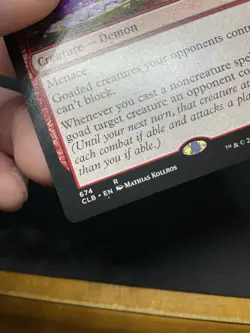 Bothersome Quasit Commander Legends: Battle for Baldur's Gate Regular MTG 674 - Image 5