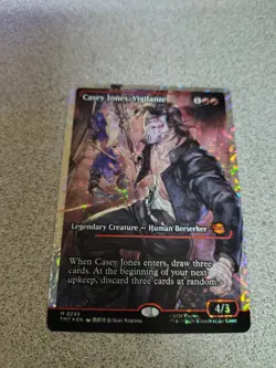 Casey Jones, Vigilante TMNT Mythic Fractured Foil NM - Image 3