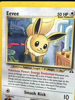 Pokemon '133 Eevee 38/75 Neo Discovery Uncommon Vintage WOTC 1999 NM - Image 1