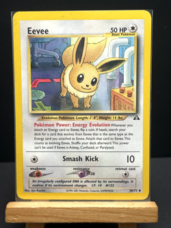 Pokemon '133 Eevee 38/75 Neo Discovery Uncommon Vintage WOTC 1999 NM - Image 4