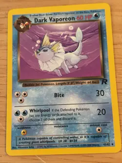 Pokemon TCG Furret 35/111 Dark Vaporeon 45/82 Giovanni's Nidorina 44/132 Lot 3 - Image 4