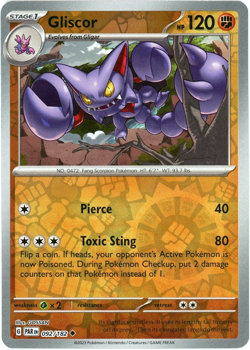 Gliscor (Reverse Holo) - 092/182 - Paradox Rift - Pokemon LP English - Image 1