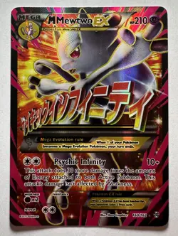 Pokemon Mega Mewtwo EX 160/162 Very Good - Image 1