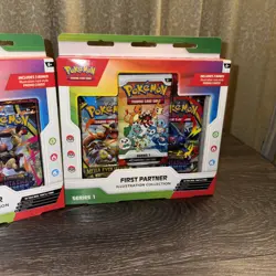 Pokemon 🔥First Partner 🔥Illustration Collection box Series 1 New Sealed X 2 - Image 3