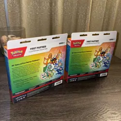 Pokemon 🔥First Partner 🔥Illustration Collection box Series 1 New Sealed X 2 - Image 4