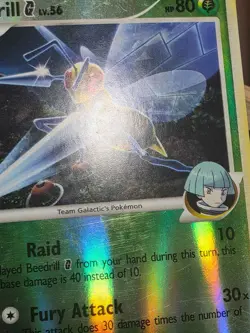 MP Pokemon TCG Beedrill G Arceus Holo Card 53/99 2009 Reverse Holo - Image 5