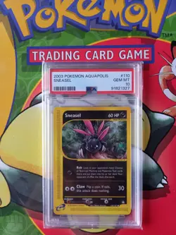 Sneasel 110/147 PSA 10 GEM MT Aquapolis Pokemon Card - Image 1