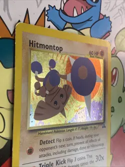 (MP) Hitmontop Neo Discovery 3/75 Holo Unlimited Holo Rare Pokemon TCG - Image 3