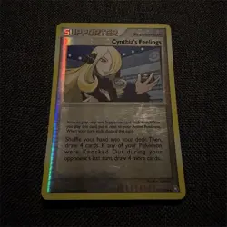 Pokemon Cynthia's Feelings Trainer Uncommon Reverse Holo 131/146 Legends Awaken… - Image 1