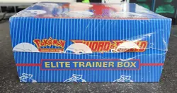Sword & Shield Base Set ETB Elite Trainer Box Zamazenta Pokemon Sealed/Tear - Image 3