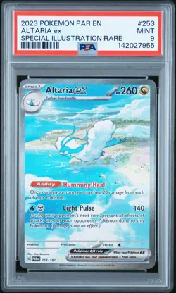 2023 POKEMON PAR EN-PARADOX RIFT SPECIAL ILLUSTRATION RARE #253 ALTARIA EX PSA 9 - Image 1