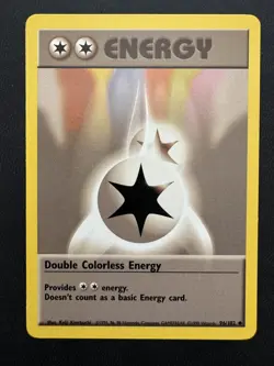 Pokemon TCG Double Colorless Energy 96/102 Base Set NM - Image 1