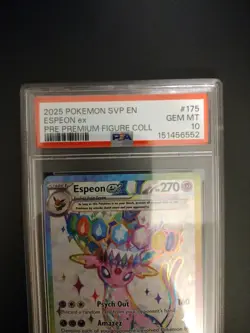 Pokemon TCG-Prismatic Premium Figure Collection-PSA 10 Espeon EX #175 - Image 2