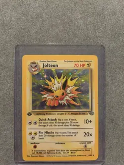 Pokemon TCG Jolteon 04/64 1st Edition Jungle Holo - Image 1