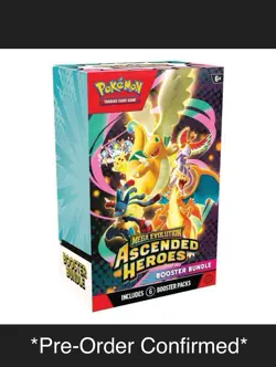 Pokemon TCG 4x Ascended Heroes Booster Bundle SEALED CONFIRMED PRE ORDER - Image 1